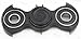 heytech Hand Spinner Bat style Fidget Toy EDC High Speed Spins Ceramic Bearing Ceramic Bearing For Anxiety, Focusing, ADHD, Autism(Black)