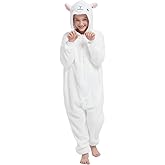 ABENCA Kids Onesie Animal Girls Costume One Piece Pajamas Sleepwear Cosplay Halloween Christmas