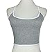 Photno Underwear, Women Boho Tank Bustier Bra Vest Crop Top Bralette Blouse Cami (L, Gray)