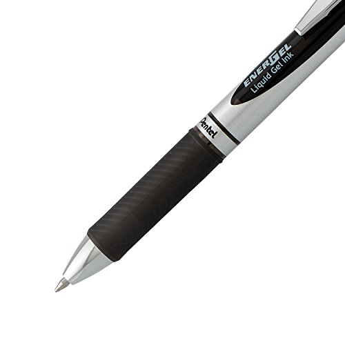 Pentel® EnerGel™ RTX Retractable Liquid Gel Pens, Medium Point, 0.7 mm