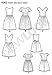 Simplicity Creative Patterns New Look 6262 Misses' Dress with Neckline Variations, A (10-12-14-16-18-20-22)