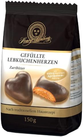 Henry Lambertz Stuffed gingerbread hearts (5 x 150g)