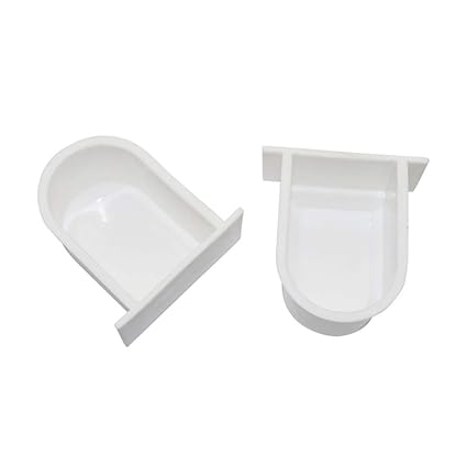 Amazon Com Pechalar 6 Pcs Pet Parrot Bird Feeder Clear Window
