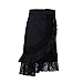 Taiduosheng Women's Steampunk Gothic Clothing Vintage Cotton Black Lace Skirts