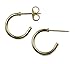 Gold 1/2 Inch Hoops Ear Piercing Earrings Studs Body Jewelry Studex System 75 Hypoallergenic Universal
