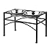 Dazone Elevated Dog Bowls for Large Dogs, Medium and Small, Raised Dog Bowls Stand with 2 Stainless Steel Bowls, Pet Feeder Station Cat Washable - Perfect for Water, Food or Treats ( 8 Cups )