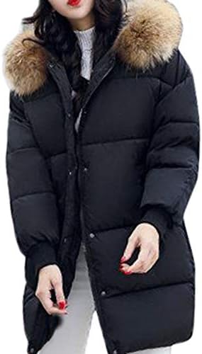 Windproof Winter Warm Thick Outerwear Hooded Coat Slim Cotton-Padded Jacket