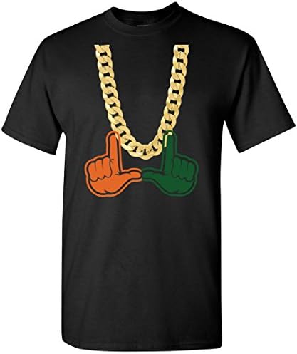 Miami Florida Turnover Chain U Hands Mens Short-Sleeve