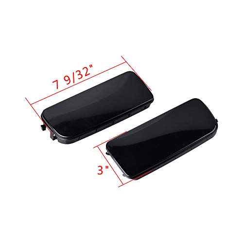 image for Anzio Pair RH LH Fog Light Hole Cover Replacement for BMW Car 1992-199
