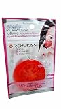 6 packs of ROJUKISS White Tomato Serum Pads, made from naturally pure cotton with organic tomato extracts. No SLS, No paraben, No alcohol. (15 ml/ 1 pack), (6 pads / 1 pack)