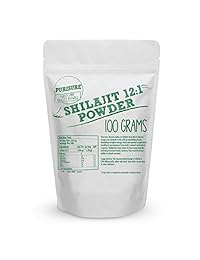Shilajit en polvo 12:1 Extracto | Soporta Testosterona, Energía, Memoria, Absorción de nutrientes,...
