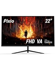 Pixio PX222 22 inch 75Hz 1080p FHD Full HD 1920x1080 Premier Productivity Gaming Computer Monitor