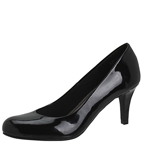 Comfort Plus by Predictions Women's Karmen Pump 6.5 Black Patent