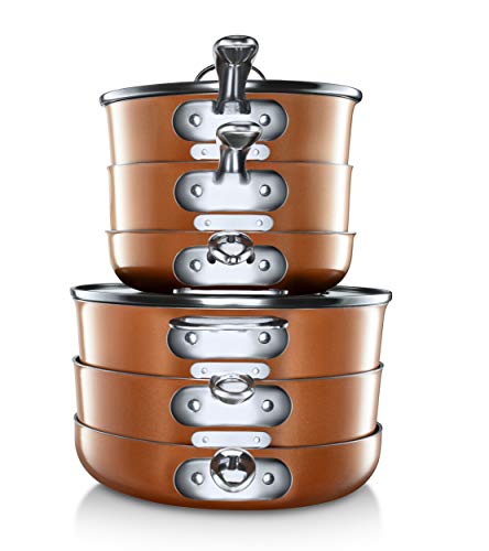2 Gotham+Steel+Stackable+Pots+Pans