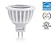 Hyperikon MR16 LED 7-watt (50-Watt Replacement), 2700K (Warm White), CRI90+, 490lm, SpotLight Bulb, Dimmable, UL-Listed and FCC Approved