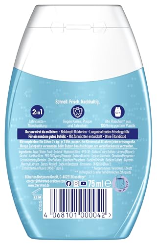 THERAMED 2in1 Original-Frisch, reinigt wie Zahnpasta + erfrischend wie Mundspülung, 75 ml 2