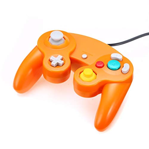 FidgetFidget for Nintendo Gamecube USB Classic Wired Controller Pad to PC MAC Game Accessory Purple
