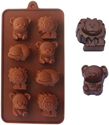 Oasics Silicone Cake Mold DIY Cake Kitchen Decorating Mold Candy Clay Gum Baking Mould Tools Chocolate Pie Flan Tart Molds for Birthday Party (Bear)