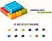 Build 'N Blox 1000 Piece Building Bricks Set- 12 Classic Colors Guaranteed Tight Fit, Compatible with All Major Brands