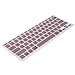 HDE Protective Silicone Keyboard Cover Skin for Macbook Air 11.6 (Model 1370 and A1465), Gold