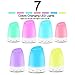 Essential Oil Diffuser, Avaspot 120ml Ultrasonic Aroma Diffuser Portable Aromatherapy Diffuser Humidifier with 7 Colors LED Lights, Adjustable Mist Mode & Waterless Auto Off For Home Office 2 Pack