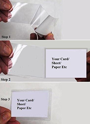 Tasche Laminate Autoadesive A Freddo Per Cartellini Di Identificazione Dimensioni 59 Mm X Mm Business Card Size 66x98mmbusiness Card Size 66x98mm Amazon It Cancelleria E Prodotti Per Ufficio