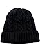Dahlia Mens Skullies & Beanies - Wool Cable Knit, Slouch, Dual Layer Winter Hats