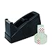 Tape Dispenser Office Desktop Holder with 10 Rolls of 2 Inches Included Classic Heavy Duty (Black) and Rubber Base