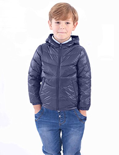 4 Down+Packable+Outerwear+Windproof+Dark+Blue
