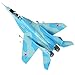 1/100 Scale Russian Air Force MiG-29 Light Fighter Military Model Diecast Plane Model for Commemorate Collection or Gift