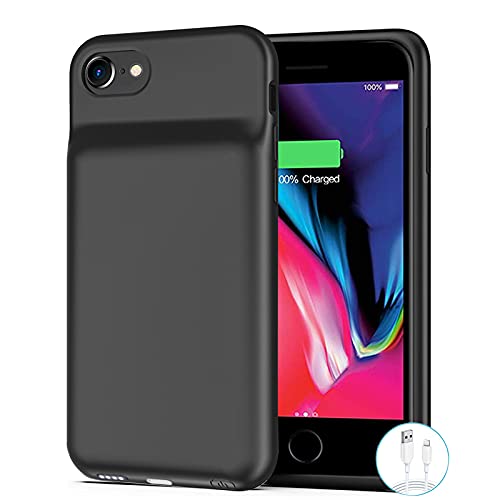 Battery Case for iPhone 6/6s/7/8/SE 2020, [6500mAh] Slim Portable