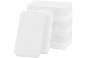 6 - Pack Non-Scratch Scrub Sponges - Sponges for Dishes and Washing Dishes, Cleaning Sponges for Kitchen Home and More（White）