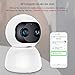SDETER 1080P WiFi Home Smart Camera, Switchable Dual Lens Siren Alarm Sound IP Security PTZ Camera with Night Vision Motion Detection for Baby Pet Elder