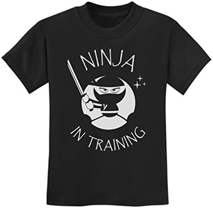 Tstars Ninja in Training Kids Shirt Novelty Gifts Cool Ninjas Warrior Kid Boys Girls Toddler T-Shirt