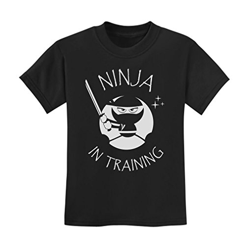 Tstars Ninja in Training Kids Shirt Novelty Gifts Cool Ninjas Warrior Kid Boys Girls Toddler T-Shirt