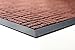 Doormat Shoe Scraper Easy Clean Soft Texture Parquet Design Brown