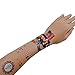 48pcs Slap Bracelets Party Favors 12 Different Designs with Patriotic USA Flag Stars Slap Bands