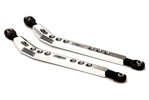 Integy RC Model Hop-ups C23023SILVER V2 09 Lower Suspension Links for Axial AX10 Scorpion
