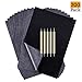 200 Sheets Transfer Tracing Paper Carbon Graphite Paper and 5 Pcs Embossing Styluses Stylus Dotting Tools, Metal, Glass, Carving, DIY Wood Burning Transfer Craft