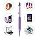 Stylus Pens for Touch Screens, OKRAY 6 Pack Ballpoint Pen with Stylus Tip Black Ink Stylus Pen Compatible with iPad/Tablet, E-Book Reader, iPhone, Android, Samsung and More Touch Screen Devices