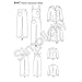 Simplicity Pattern 8447 H5 Misses' 1940s Vintage Pants, Overalls and Blouses, Size 6-8-10-12-14