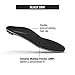 Superfeet BLACK DMP, Sensitive Feet Low Arch Memory Foam Anti-Fatigue Orthotic Insoles, Unisex, Black, Small/C: 6.5-8 Wmns/5.5-7 Mens