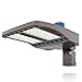 HYPERLITE LED Parking Lot Light, 200W 30000Lm LED shoebox Light with Dusk to Dawn photocell, IP65 Waterproof Commercial Area Lights with Adjustable Slip Fitter Mounting for Parking lot, Yard, Courts