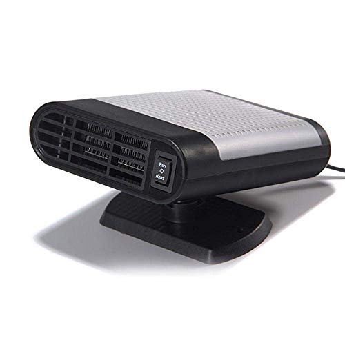 Portable Car Heater Car Defroster with Air Purification 12V 150W Auto Car 30 Seconds Fast Heating Defrost Defogger Demister Vehicle Ceramic Heater Fan for Windshield (Black)