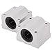 BQLZR SCS12UU Linear Motion Ball Bearing CNC Slide Bushing 36mm Length Pack Of 2