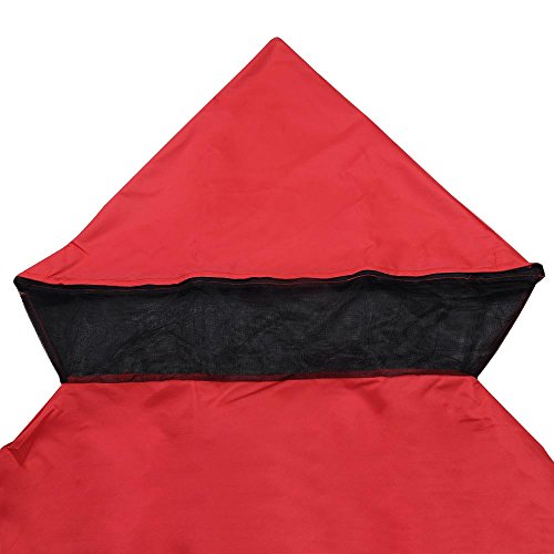 Koval Inc. 12’x12’ Square Replacement Top for Canopy Gazebo (Red)