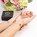 GenericJINCHENGYU Friendship Bracelet | Stainless Steel Bangle Bracelets for Women | Personalized Gifts for Her Engraved Partners in Crime Wrapped in Black Jewelry Gift Box
