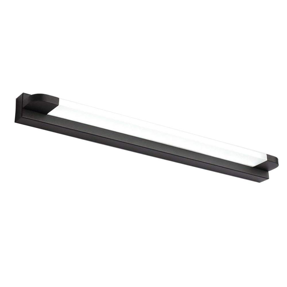 Spiegelleuchten Schwarz Spiegelleuchte Led Spiegellampe 12w Strahler Acryl Wandlampe Warms Licht Badleuchte 56cm Einfach Leuchte Lampe Fur Badezimmer Aisle Frisierkommode Schminkspiegel Make Up Licht Schminkleuchte Kuche Haushalt Wohnen