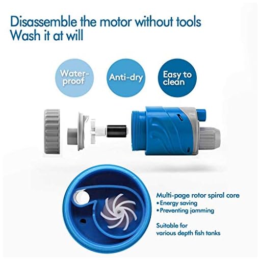 Boxtech Aquarium Gravel Cleaner Electric Automatic Vacuum Water