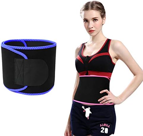YaMeiDa Mermaid's Mystery Waist Trimmer Trainer Belt for Women Men Weight Loss Premium Neoprene Sport Sweat Workout Slimming Body (Dark Blue, M)